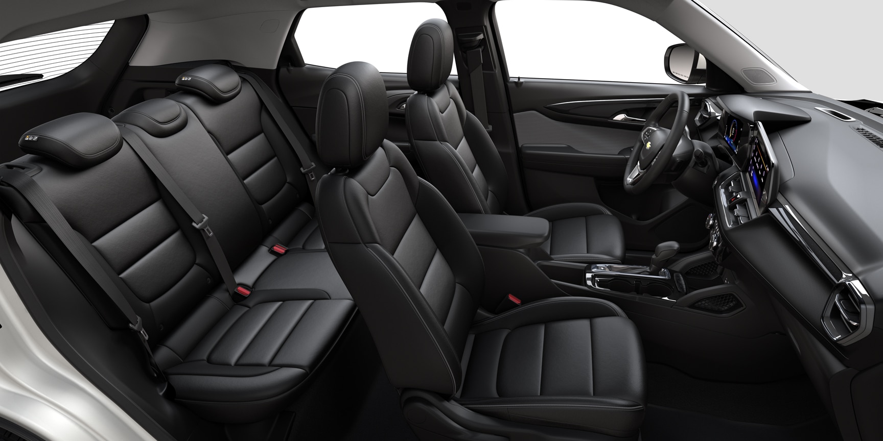 2026 Chevrolet Trailblazer CGI Photography: Interior Jet Black & Victoria Herringbone